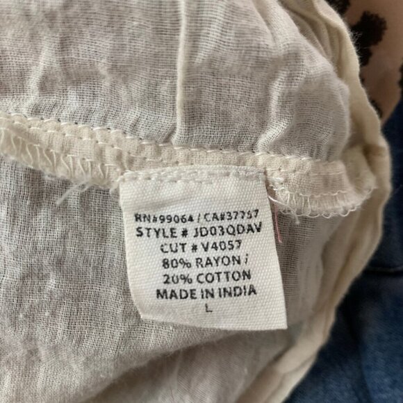 Billabong Davenport Aztec Tribal Print Dress Womens SIze Large - Picture 7 of 8